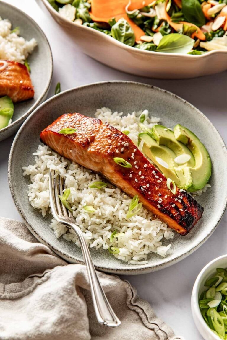 Easy Miso Glazed Salmon