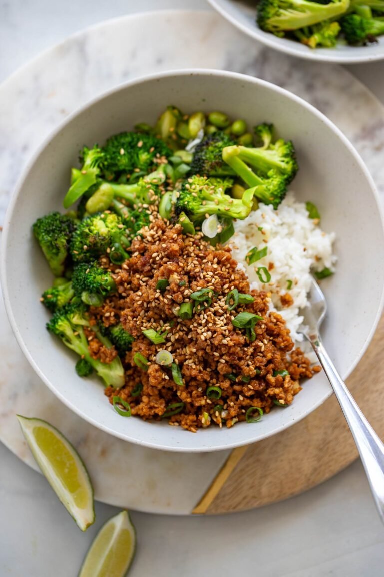 Vegan Beef and Broccoli | Dietitian Debbie Dishes