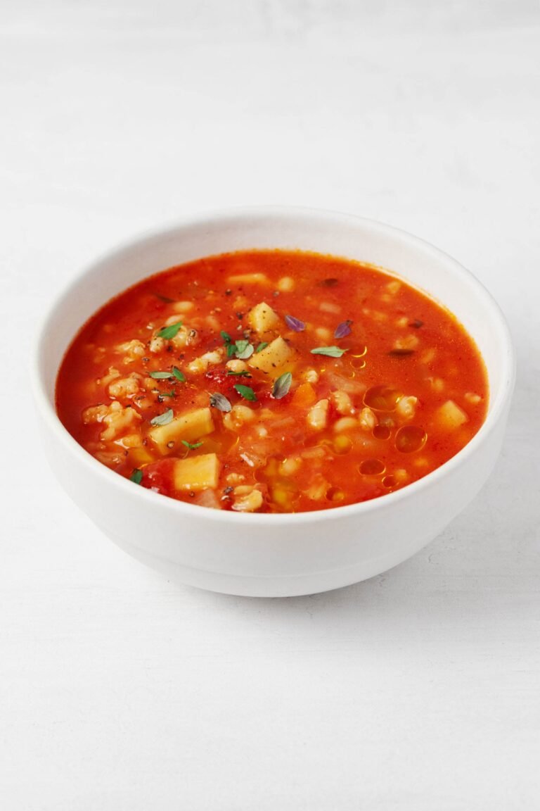 Root Vegetable Barley Soup | The Full Helping