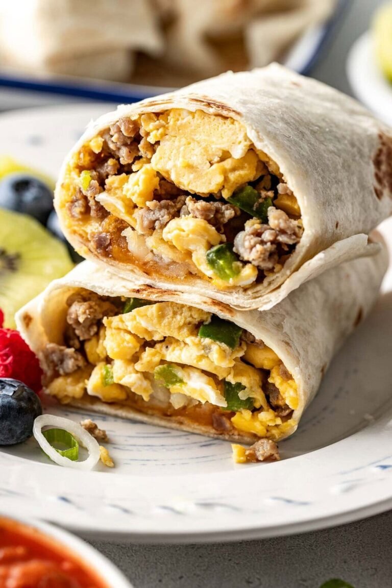 Meal Prep Breakfast Burritos (Freezer Friendly)
