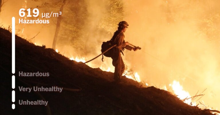 Inside the Poisonous Smoke Killing Wildfire Fighters at Young Ages