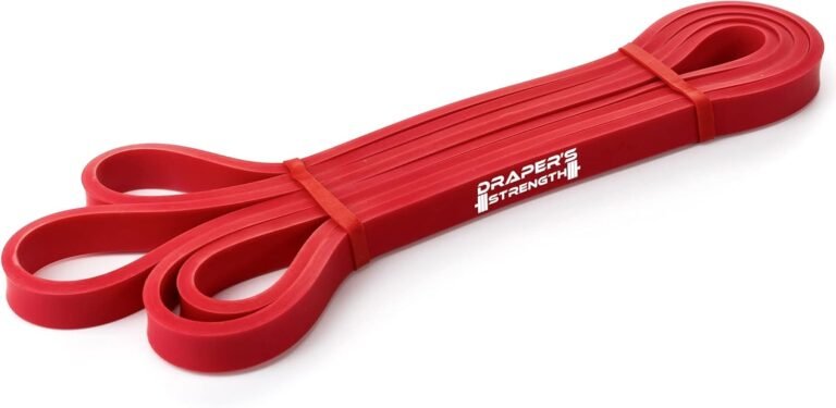 Draper’s Strength Heavy Duty Resistance Stretch Loop Bands for Powerlifting Workout Exercise and Assisted Pull Ups
