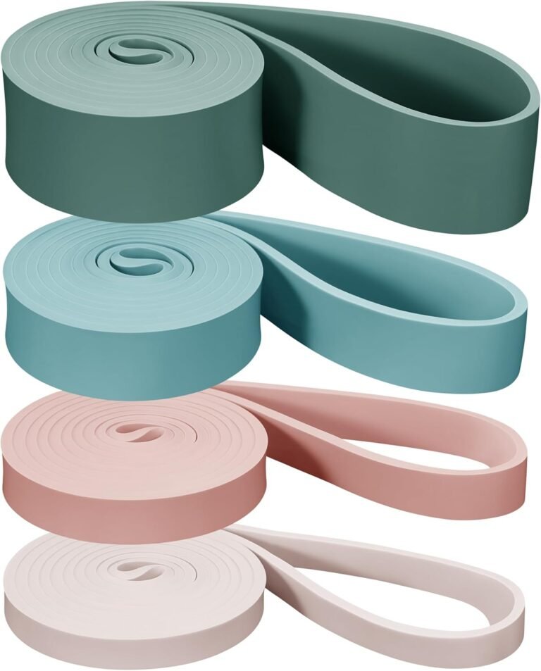 Retrospec Lift Resistance Pull Up Assistance Band Set for Working Out, Home Fitness, Toning, Stretching. Physical Therapy, Muscle Training & Exercise – Lightweight & Portable for Men & Women