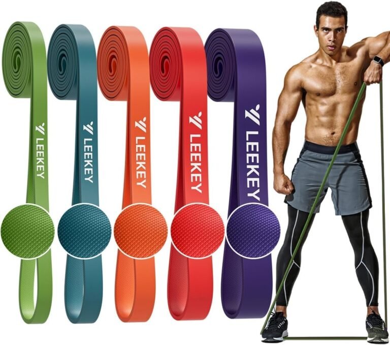 LEEKEY Resistance Bands, Exercise Bands Pull Up Assist Bands – Workout Bands Set – Mobility Band Powerlifting Bands for Men and Women Fitness Training, Physical Therapy,Home Workouts