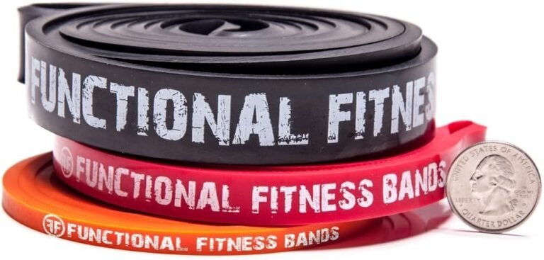 Rubberbanditz Pull Up Assist Bands Set of 3 by Functional Fitness. Heavy Duty Resistance and Assistance Training Bands
