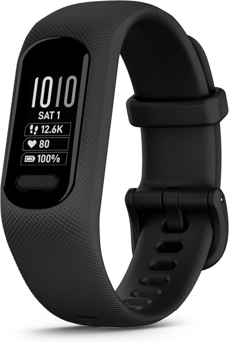 Garmin vívosmart® 5, Fitness Tracker, Long-Lasting Battery, Simple Design, Black