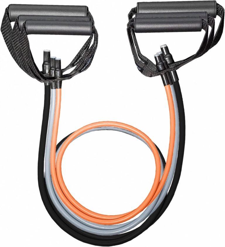 REP Fitness Tube Resistance Bands with Handles – Exercise Bands for Home Fitness Training and Strength Training