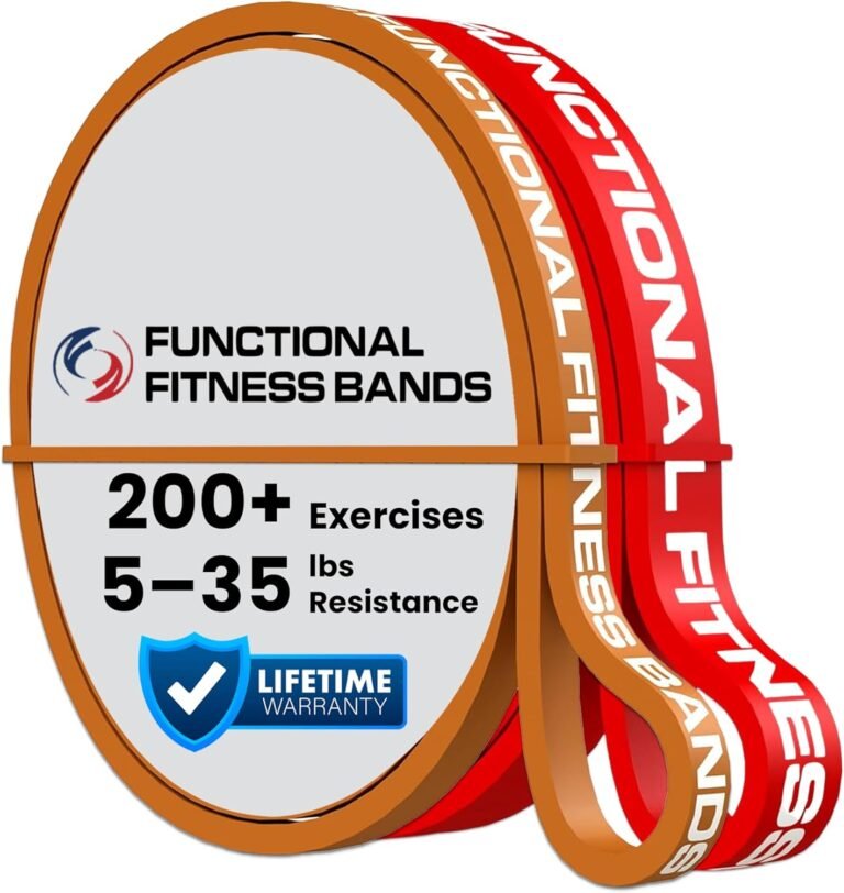 Functional Fitness Pull Up Assist Resistance Bands | Heavy Duty Loop Exercise Bands for Powerlifting, Mobility, and Stretching | Travel Friendly Resistance Bands for Workout | Combo Pack of 2