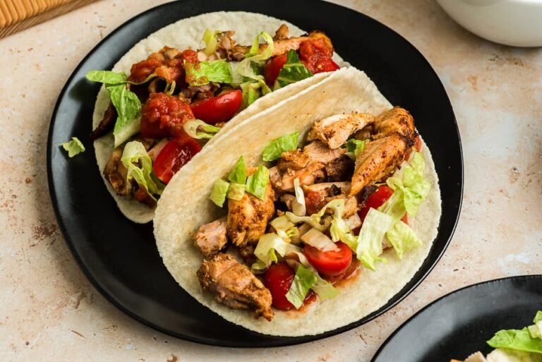 Juicy Air Fryer Chicken Tacos (No Marinade, 15-Minute Dinner)