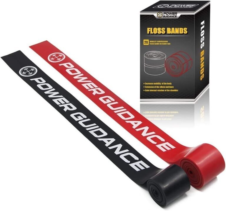 POWER GUIDANCE Muscle Floss Bands – Compression Bands – Mobility & Recovery Bands – for Improving Movement, Increasing Circulation & Reducing Soreness