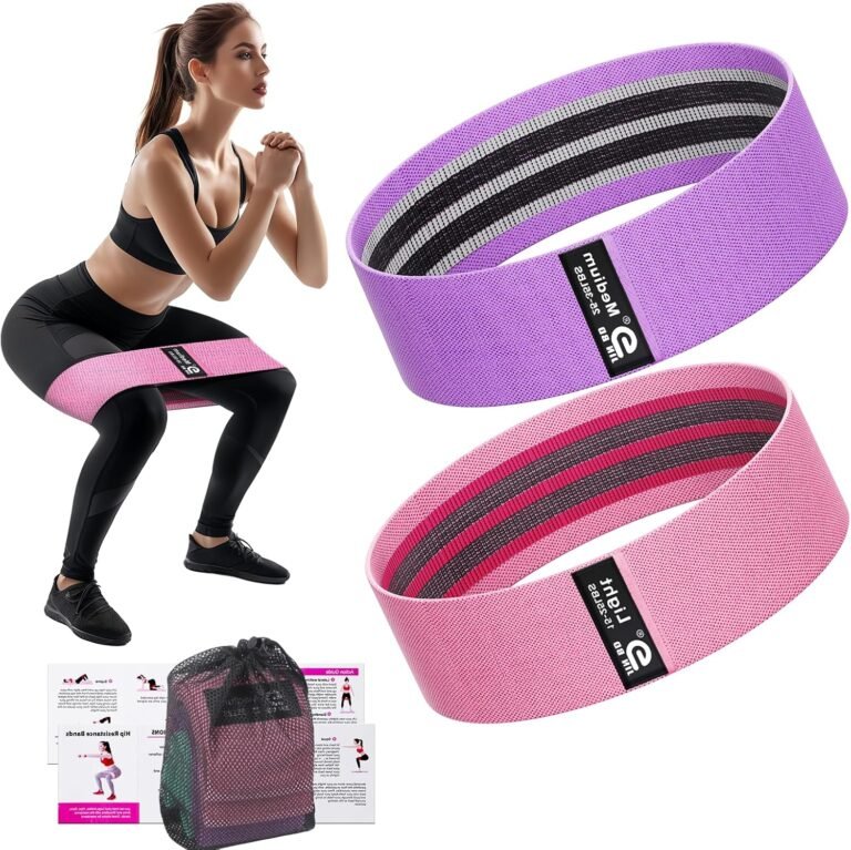 Thick Fabric Booty Bands – Resistance Loop Bands for Glutes & Legs, Home Gym, Pilates & Yoga – JIN BD
