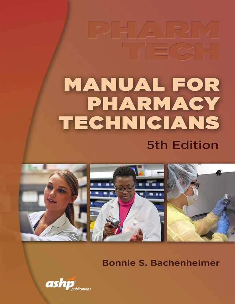 Manual for Pharmacy Technicians, 5th Edition