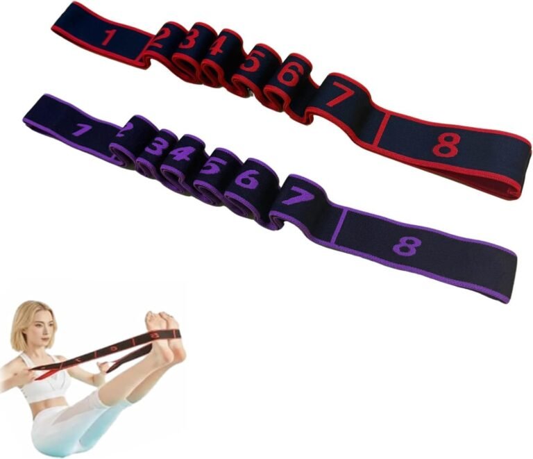 Fitness Resistance Bands with Handles, Fitness Resistance Band for Stretching and Yoga, Fashion Puller Exercise, Adjustable Bands for Full Body Stretching Shaping