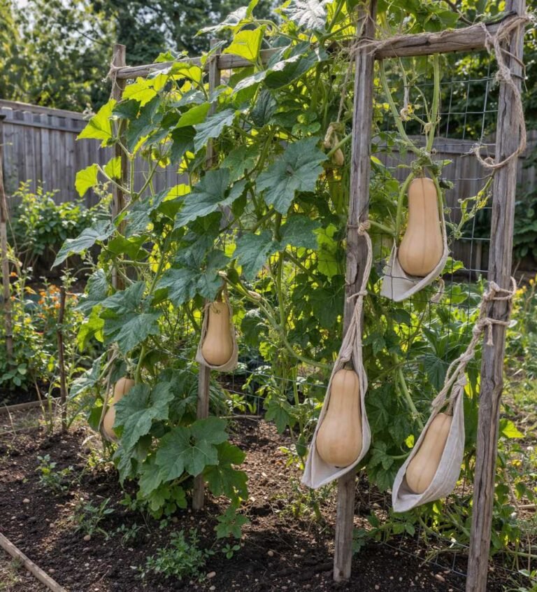 How to Grow Squash Vertically?