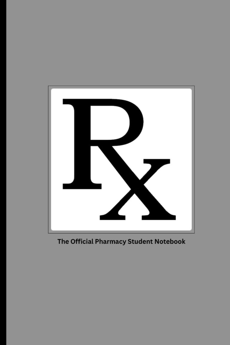 Pharmacy Student Notebook: Perfect for Pharmacology Notes, Study Plans & Daily Writing. A Practical and Stylish Notebook for Pharmacy Students, Pharmacists, and Healthcare Professionals