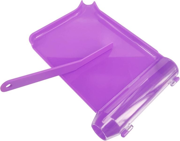 Medarchitect Left Hand Pill Counting Tray with Spatula (Purple – L Shape)
