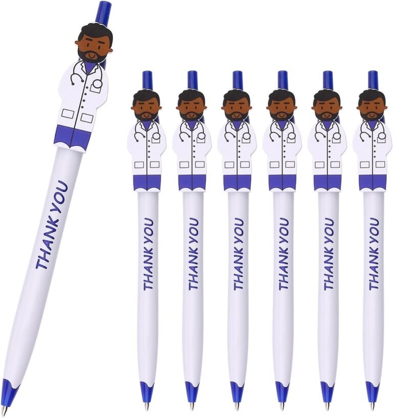 Cute Doctor Pens Thank You Caring Pens, Great Gifts idea for Doctors Medical Staff Assistants Healthcare Workers Women Coworkers Pharmacy (Reflex 36Pack)
