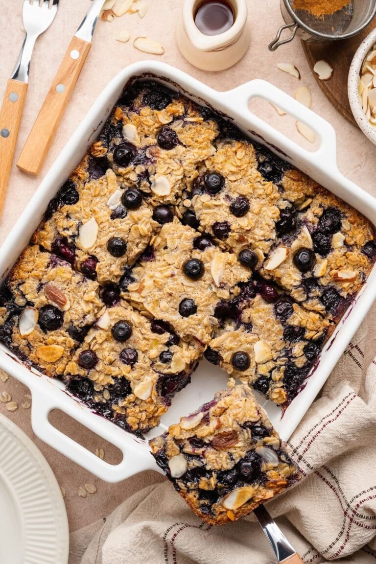 Blueberry Baked Oatmeal Recipe