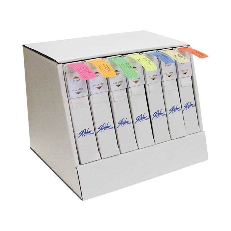 PDC Healthcare CHNGSET IV Label Change Set with Dispenser Paper, Permanent, 2 7/8″ x 7/8″ Size, Assorted Colors, Pack of 7000
