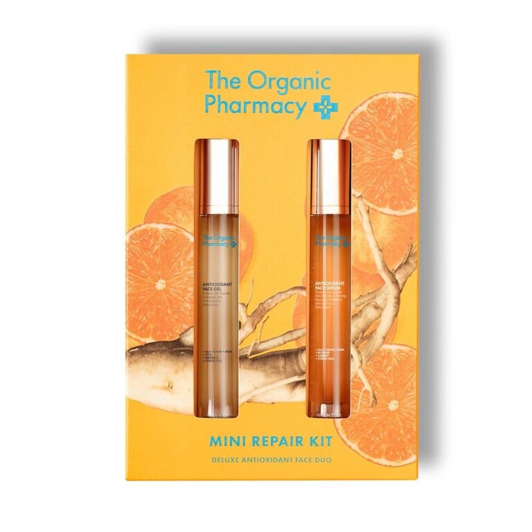 The Organic Pharmacy Antioxidant Duo – Antioxidant Face Serum, Antioxidant Face Gel (15ml X 2)