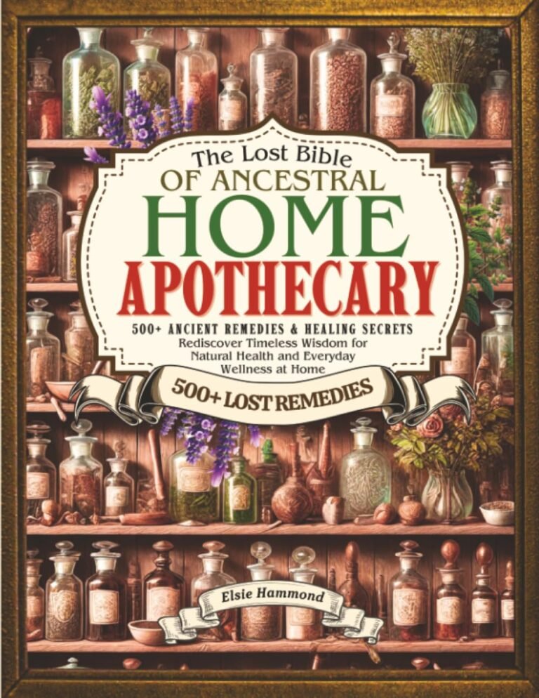 The Lost Bible of Ancestral Home Apothecary: 500+ Ancient Remedies & Healing Secrets | Rediscover Timeless Wisdom for Natural Health and Everyday Wellness at Home