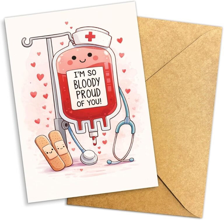 Nurse Day Cards, Cute Thank You Card for Doctor Nurse Pharmacy, Lovely Doctor DR Day Card, Funny Appreciation Cards for Men Women, Medical Staff Appreciate Gift N15