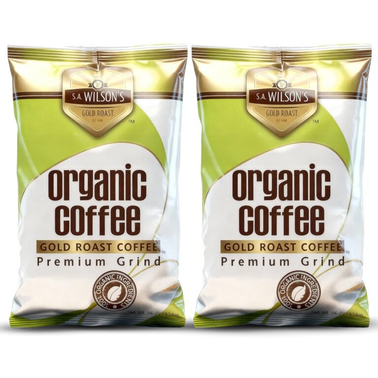 SA Wilson’s Coffee Enema – Organic Enema Coffee – USDA Organic – High Caffeine for Liver Detox, Colon Cleanse, Digestion & Energy – & Detox Support 2-Pack