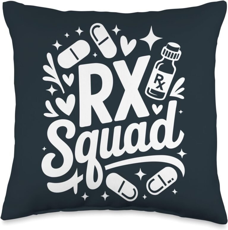 Team Pharmacy Technician RX Crew CPhT Throw Pillow