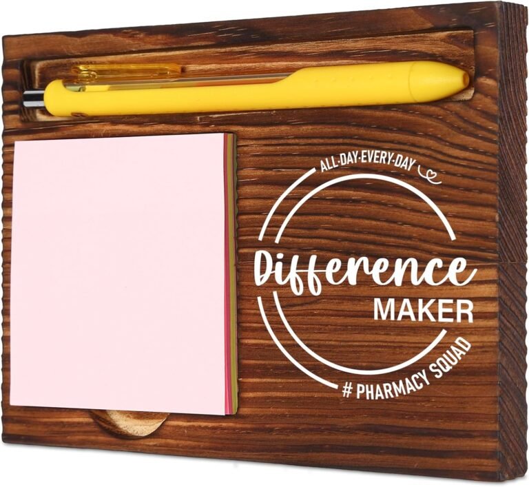 Thank You Gifts for Pharmacy Squad, Difference Maker Appreciation Gifts for Pharmacists, Healthcare Worker Thank You Gift, National Pharmacy Week, Desk Retro Note Pad Holder VN110